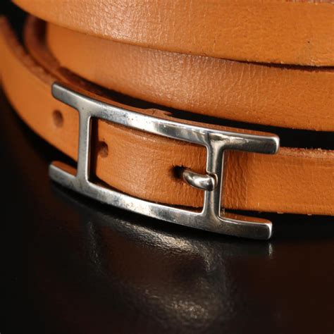 hermes bracelet leather hapi|hermes leather wrap around bracelet.